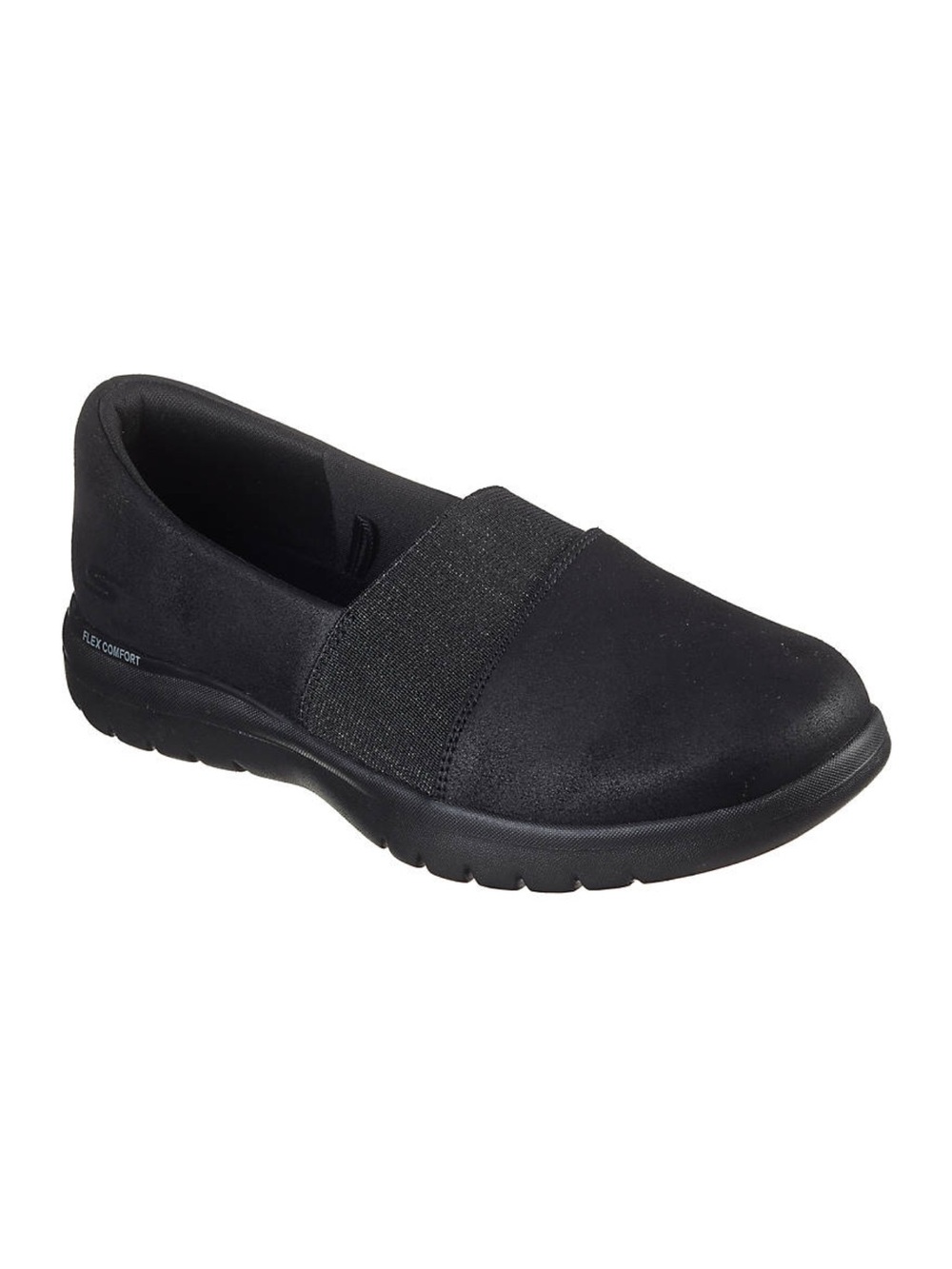 NEW Skechers Women's Black Elastic Slip-On Sneakers without box